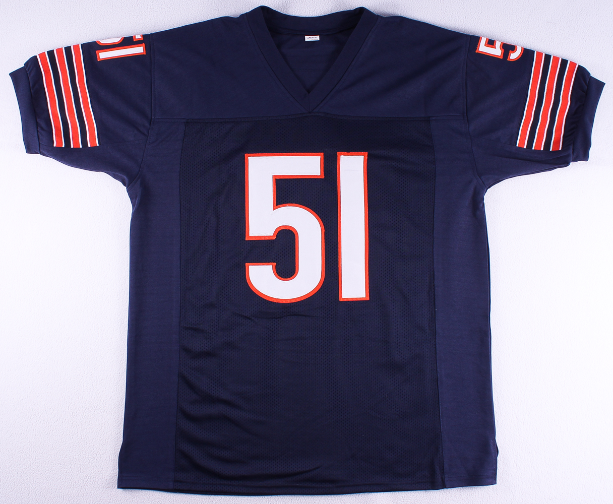 Dick Butkus Signed Bears Jersey (Schwartz COA) at PristineAuction.com Dick Butkus Signed Bears Jersey (Schwartz COA) at PristineAuction.com