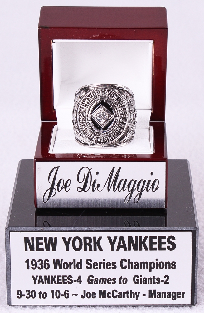 Joe DiMaggio Yankees High Quality Replica 1936 World Series Champions