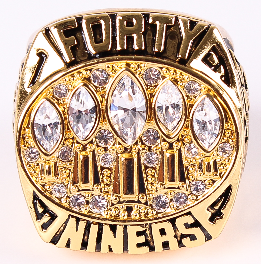 Steve Young 49ers High Quality Replica 1994 Super Bowl Champions Ring With Custom Engraved Display Case at PristineAuction.com Steve Young 49ers High Quality Replica 1994 Super Bowl Champions Ring With Custom Engraved Display Case at PristineAuction.com