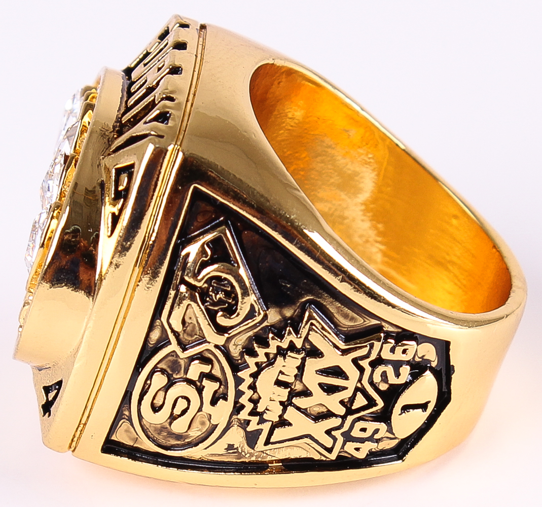 Steve Young 49ers High Quality Replica 1994 Super Bowl Champions Ring With Custom Engraved Display Case at PristineAuction.com Steve Young 49ers High Quality Replica 1994 Super Bowl Champions Ring With Custom Engraved Display Case at PristineAuction.com