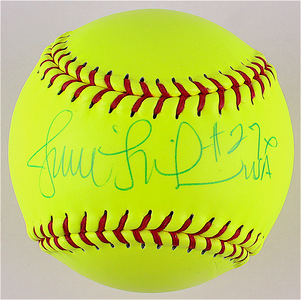 Jennie Finch Signed Mizuno Softball Inscribed "USA" (PA COA) at PristineAuction.com Jennie Finch Signed Mizuno Softball Inscribed "USA" (PA COA) at PristineAuction.com