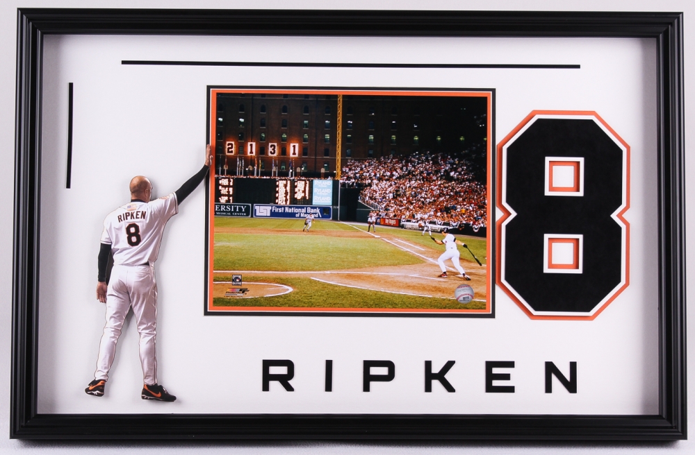 Cal Ripken Jr. Orioles 22x33x3 Custom Framed Shadowbox Display ...