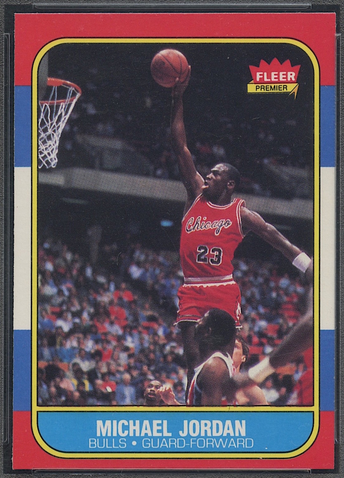Michael Jordan 1986-87 Fleer #57 RC (PSA 9) (OC) at PristineAuction.com Michael Jordan 1986-87 Fleer #57 RC (PSA 9) (OC) at PristineAuction.com