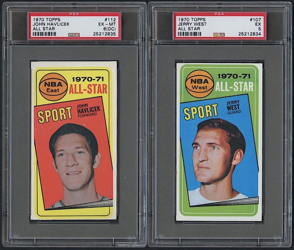 Lot of (4) PSA Graded 1970-71 Topps Basketball Cards with Oscar Robertson, Bill  Bradley, Jerry West & John Havlicek (PSA 5-6) | Pristine Auction