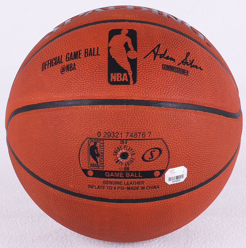 Stephen Curry Signed Official NBA Game Ball (Fanatics Hologram) at PristineAuction.com Stephen Curry Signed Official NBA Game Ball (Fanatics Hologram) at PristineAuction.com