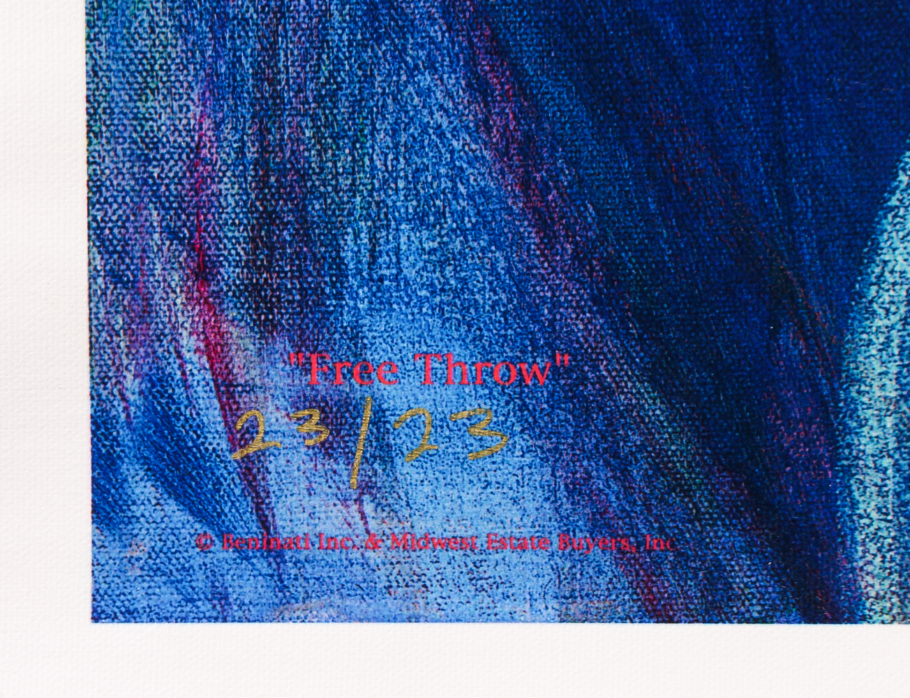 Michael Jordan Signed Bulls 33x43 Lithograph on Canvas Limited Edition #23/23 (JSA LOA & UDA Hologram) at PristineAuction.com Michael Jordan Signed Bulls 33x43 Lithograph on Canvas Limited Edition #23/23 (JSA LOA & UDA Hologram) at PristineAuction.com