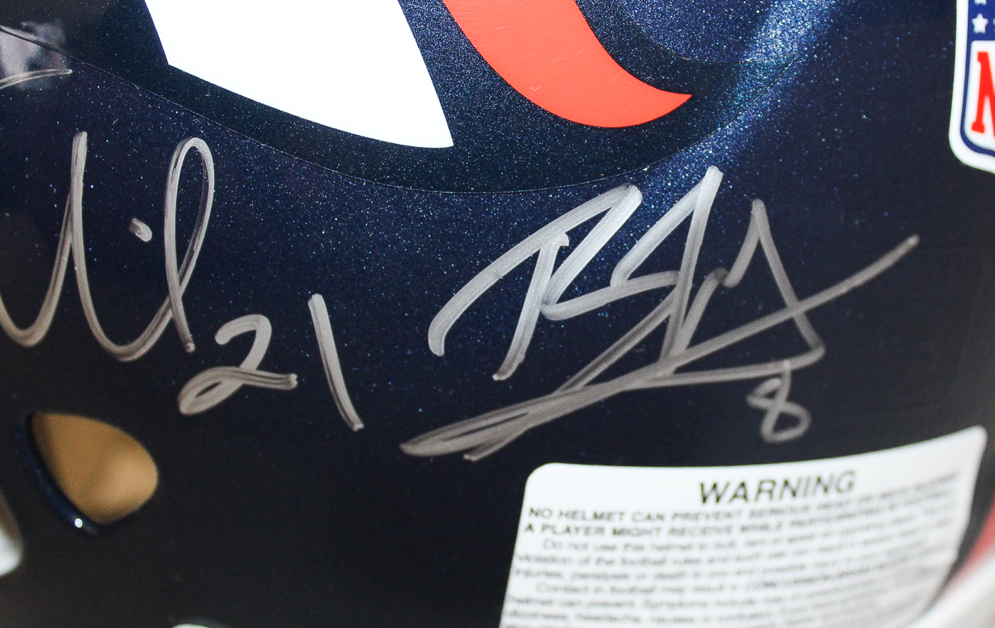 Denver Broncos Team-Signed Full-Size Authentic Pro-Line Helmet with (10) Signatures Including Peyton Manning, Von Miller, Aqib Talib, Emmanuel Sanders, DeMarcus Ware Limited Edition #50/50 (Fanatics Hologram) at PristineAuction.com Denver Broncos Team-Signed Full-Size Authentic Pro-Line Helmet with (10) Signatures Including Peyton Manning, Von Miller, Aqib Talib, Emmanuel Sanders, DeMarcus Ware Limited Edition #50/50 (Fanatics Hologram) at PristineAuction.com