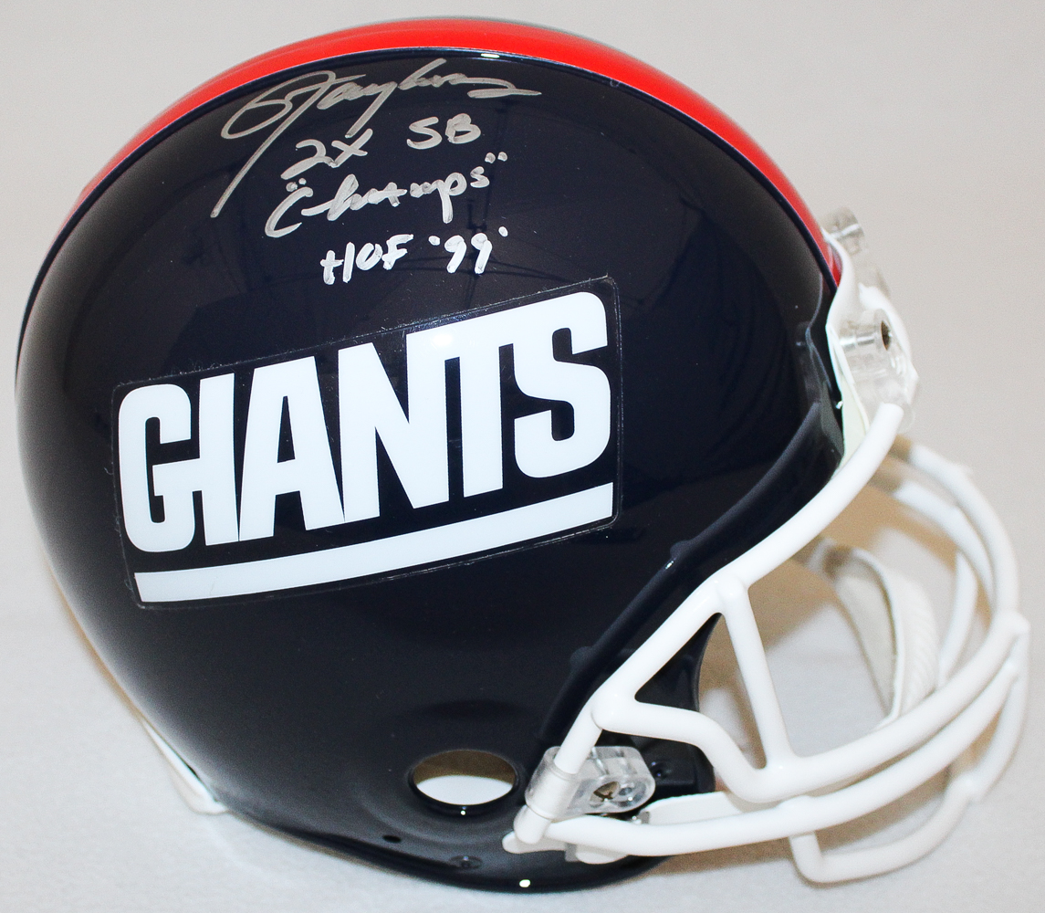 Lawrence Taylor Signed Giants Full-Size Authentic Pro-Line Helmet Inscribed "2x SB Champs" & "HOF 99" Limited Edition #1/56 (Steiner COA) at PristineAuction.com Lawrence Taylor Signed Giants Full-Size Authentic Pro-Line Helmet Inscribed "2x SB Champs" & "HOF 99" Limited Edition #1/56 (Steiner COA) at PristineAuction.com