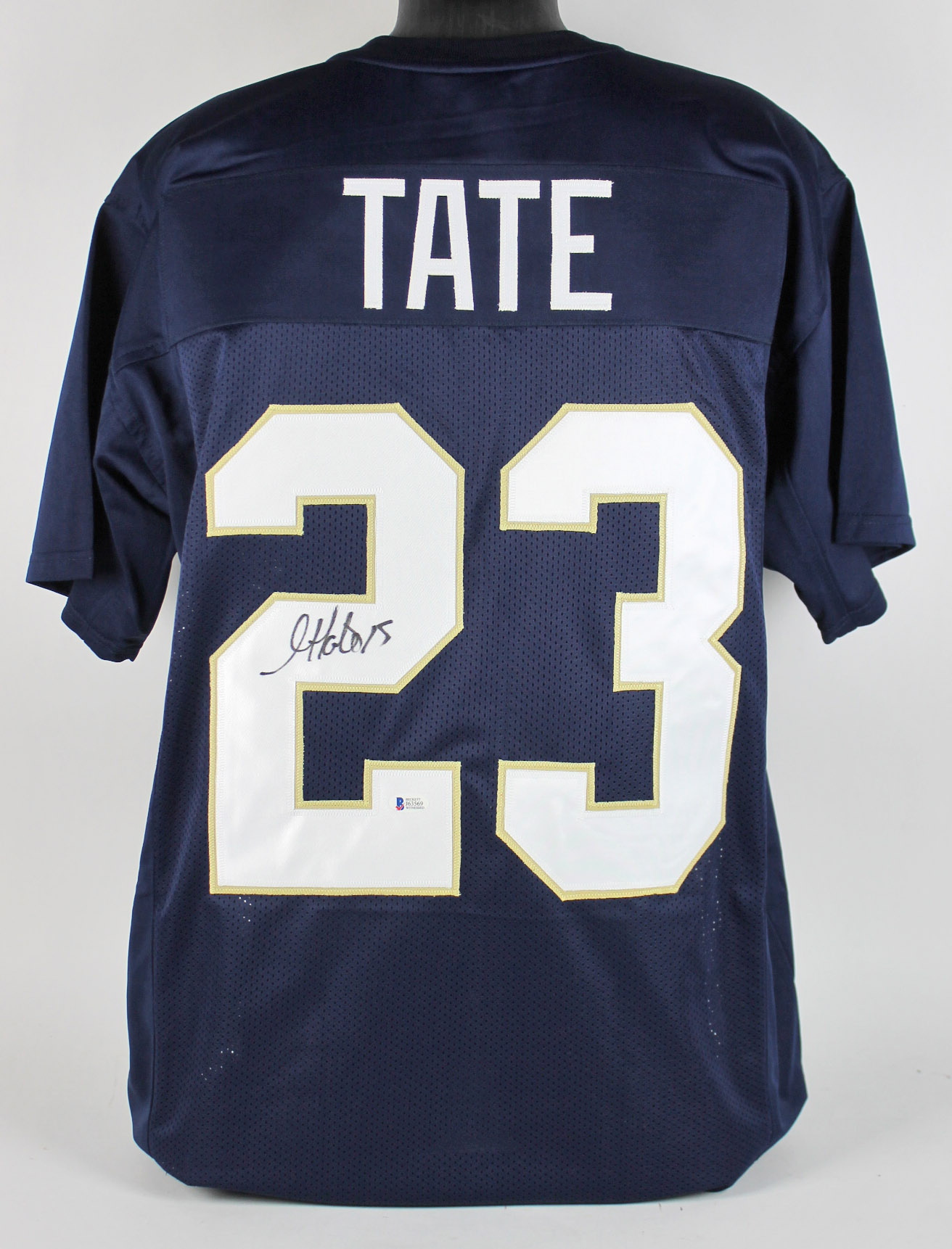 Golden Tate Signed Notre Dame Jersey (Beckett COA) at PristineAuction.com Golden Tate Signed Notre Dame Jersey (Beckett COA) at PristineAuction.com