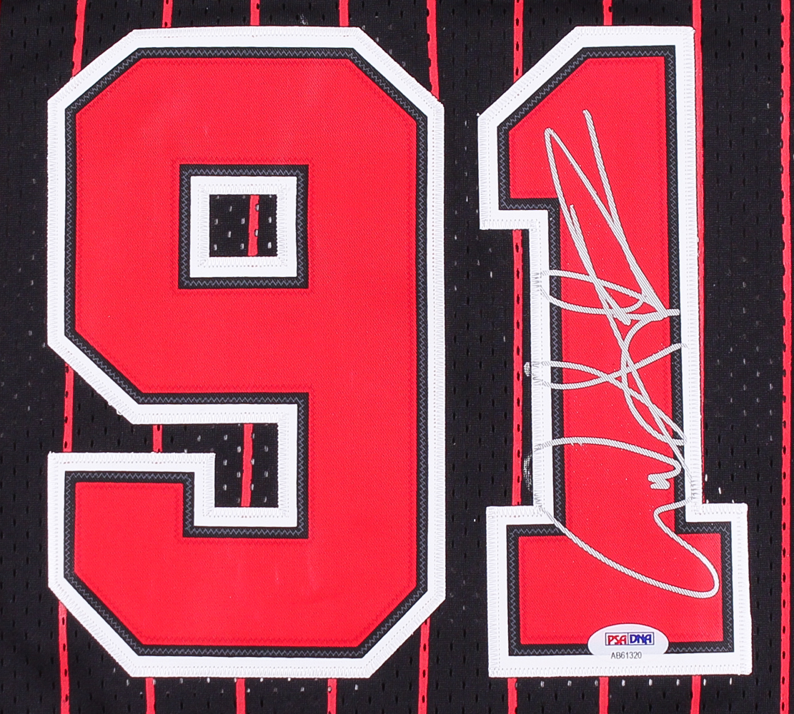 Dennis Rodman Signed Bulls Jersey (PSA COA) at PristineAuction.com Dennis Rodman Signed Bulls Jersey (PSA COA) at PristineAuction.com