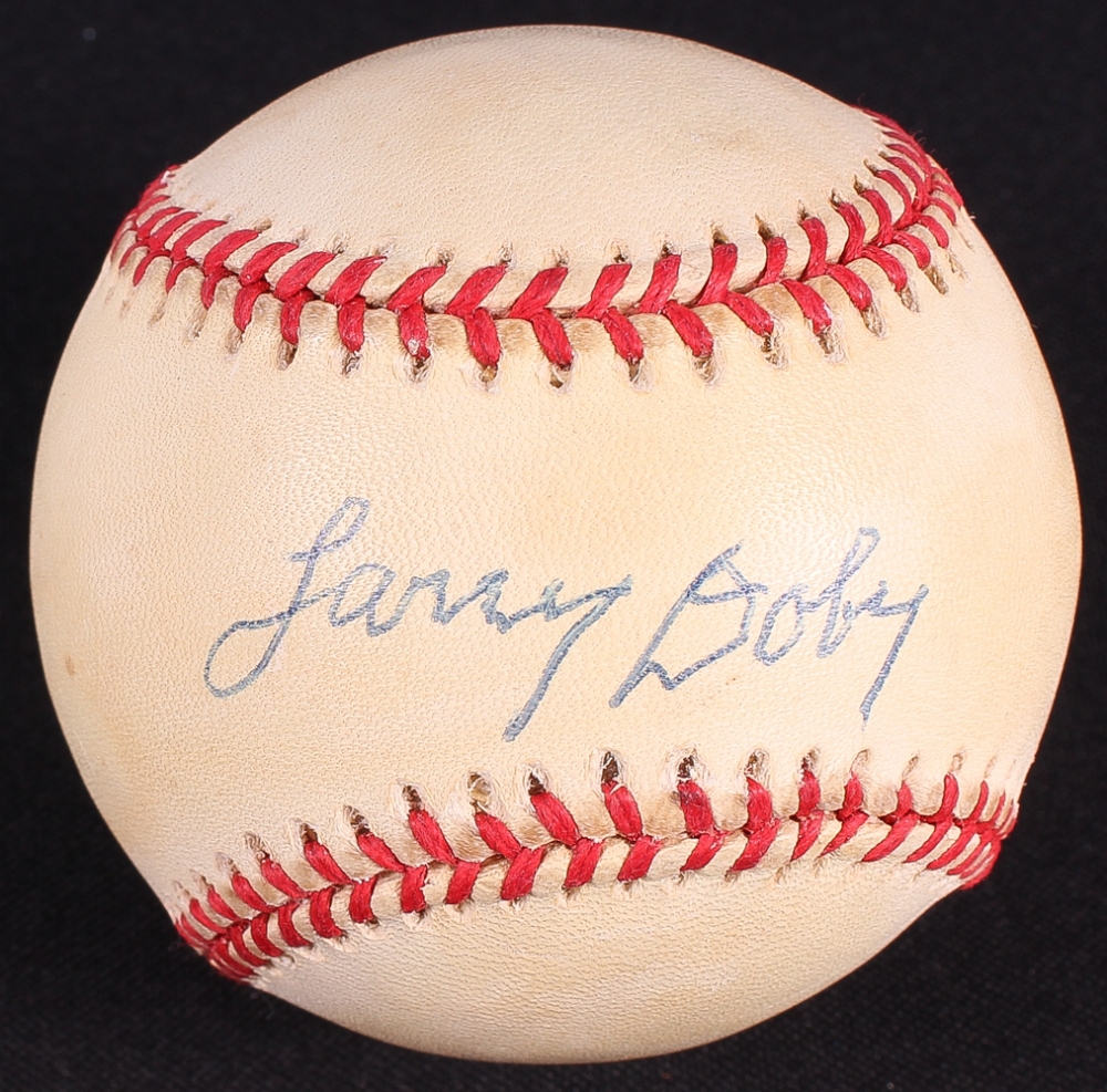 Larry Doby Signed OAL Baseball (JSA COA) Pristine Auction