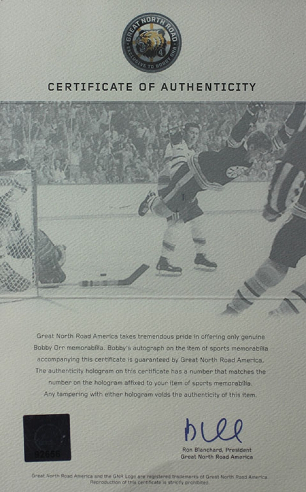 Bobby Orr Signed Bruins LE Jersey Inscribed "HOF '79" (Orr COA) at PristineAuction.com Bobby Orr Signed Bruins LE Jersey Inscribed "HOF '79" (Orr COA) at PristineAuction.com