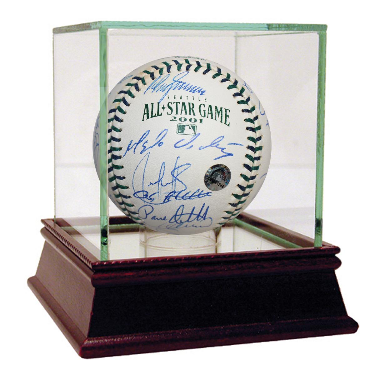 2001 All-Star Game Logo Baseball Team-Signed by (20) with High Quality Display Case (Steiner COA) at PristineAuction.com 2001 All-Star Game Logo Baseball Team-Signed by (20) with High Quality Display Case (Steiner COA) at PristineAuction.com