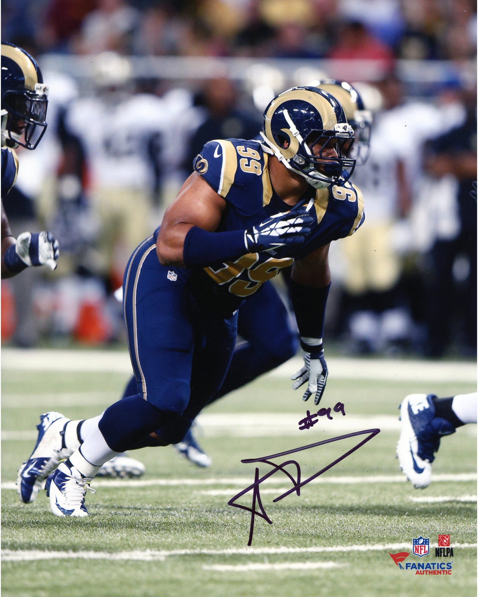 Aaron Donald Signed Rams 8x10 Photo (Fanatics) at PristineAuction.com Aaron Donald Signed Rams 8x10 Photo (Fanatics) at PristineAuction.com