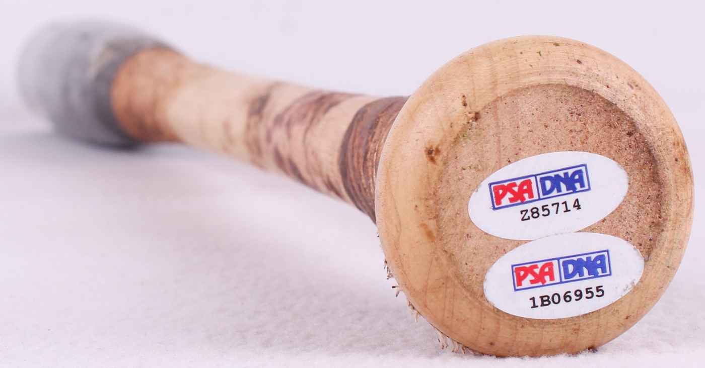 Mike Trout Signed & Game-Used 2014 Old Hickory Model MT27 Baseball Bat - PSA Game-Used Grade 9.5 (PSA LOA) at PristineAuction.com Mike Trout Signed & Game-Used 2014 Old Hickory Model MT27 Baseball Bat - PSA Game-Used Grade 9.5 (PSA LOA) at PristineAuction.com