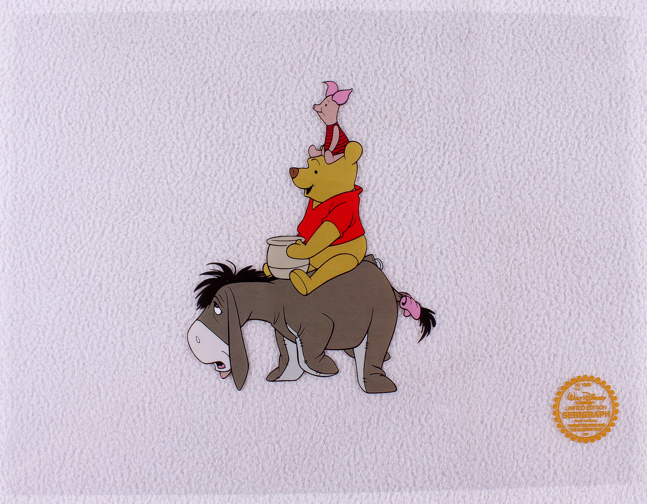 Winnie The Pooh Walt Disney Limited Edition Animation Serigraph Cel at PristineAuction.com Winnie The Pooh Walt Disney Limited Edition Animation Serigraph Cel at PristineAuction.com