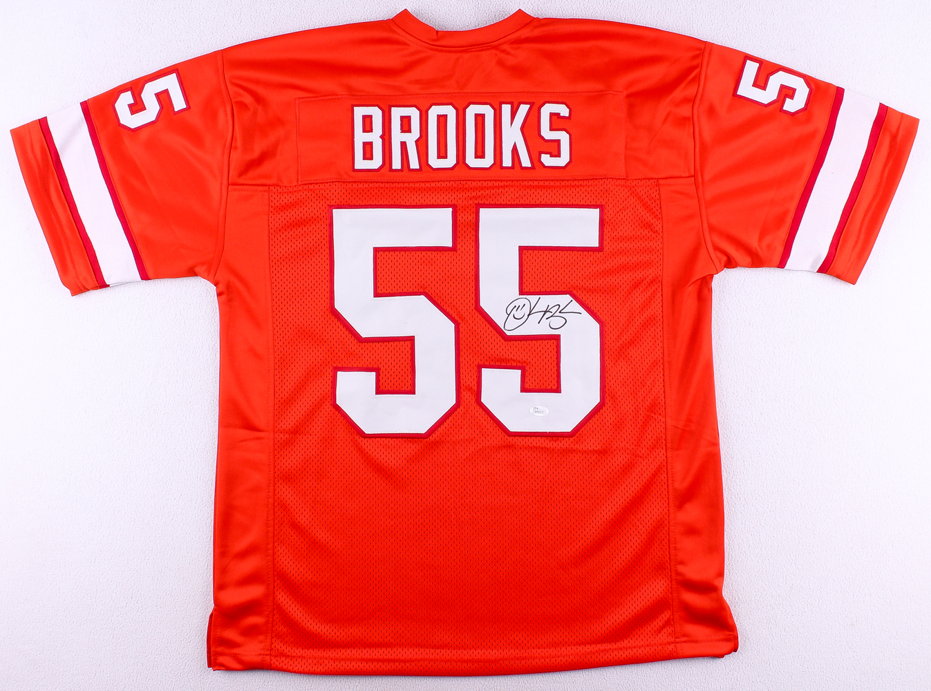 Derrick Brooks Signed Buccaneers Throwback Jersey (JSA COA) at PristineAuction.com Derrick Brooks Signed Buccaneers Throwback Jersey (JSA COA) at PristineAuction.com