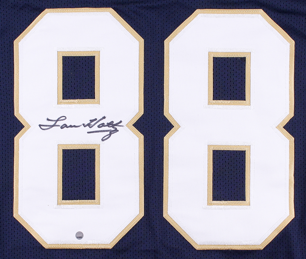 Lou Holtz Signed Notre Dame National Champs Jersey (Steiner COA) at PristineAuction.com Lou Holtz Signed Notre Dame National Champs Jersey (Steiner COA) at PristineAuction.com