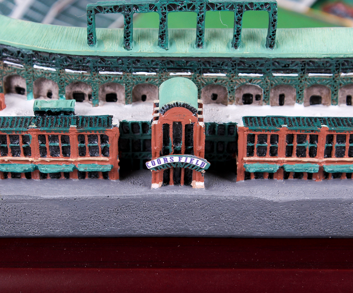 Coors Field Stadium Figurine by The Danbury Mint at PristineAuction.com Coors Field Stadium Figurine by The Danbury Mint at PristineAuction.com