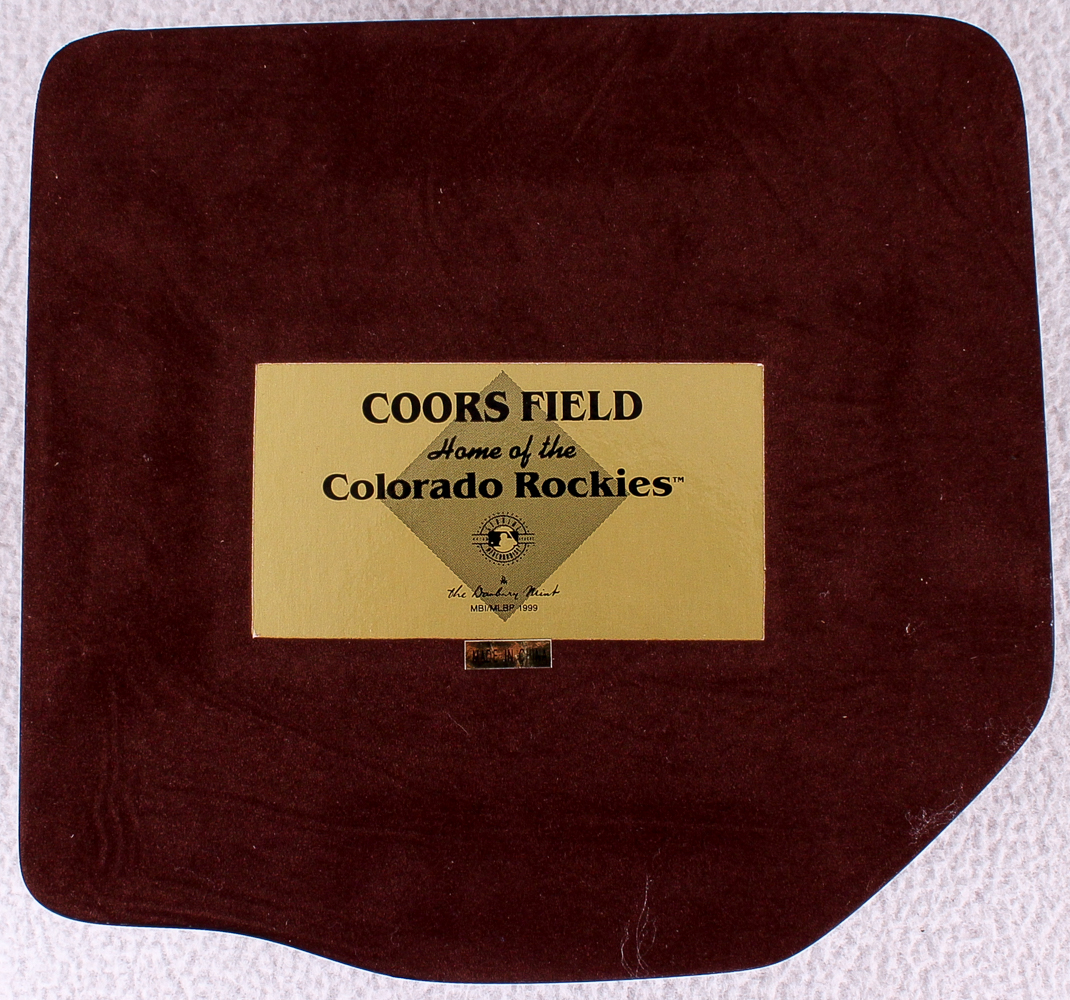 Coors Field Stadium Figurine by The Danbury Mint at PristineAuction.com Coors Field Stadium Figurine by The Danbury Mint at PristineAuction.com