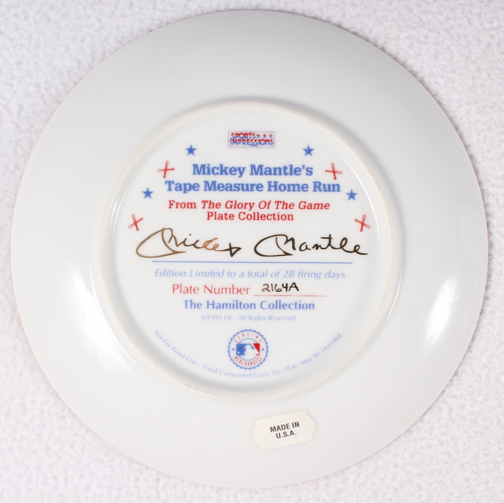 Mickey Mantle LE Yankees "Mickey Mantle's Tape Measure Home Run" Sports