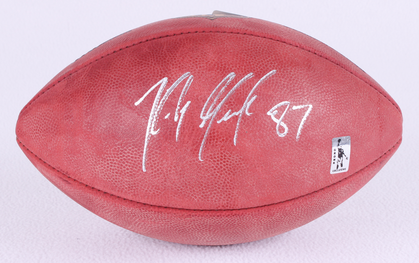 Rob Gronkowski Signed Official NFL Game Ball (Gronk Hologram) at PristineAuction.com Rob Gronkowski Signed Official NFL Game Ball (Gronk Hologram) at PristineAuction.com