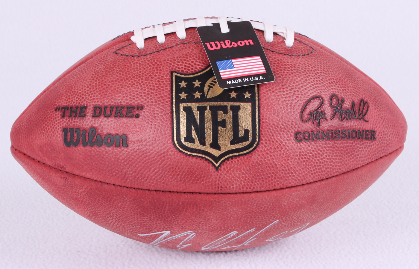 Rob Gronkowski Signed Official NFL Game Ball (Gronk Hologram) at PristineAuction.com Rob Gronkowski Signed Official NFL Game Ball (Gronk Hologram) at PristineAuction.com