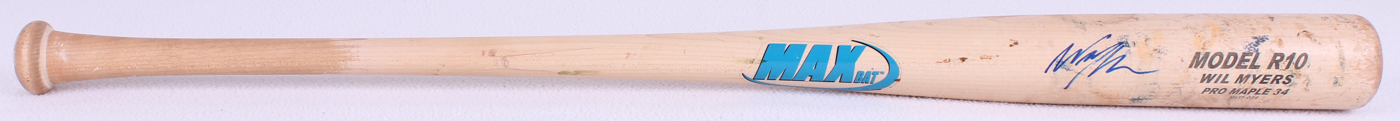 Wil Myers Signed Custom Max Bat Game-Used Baseball Bat (JSA COA) at PristineAuction.com Wil Myers Signed Custom Max Bat Game-Used Baseball Bat (JSA COA) at PristineAuction.com