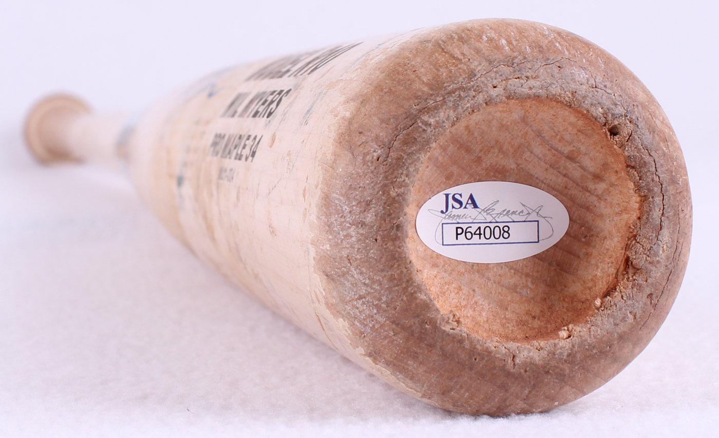 Wil Myers Signed Custom Max Bat Game-Used Baseball Bat (JSA COA) at PristineAuction.com Wil Myers Signed Custom Max Bat Game-Used Baseball Bat (JSA COA) at PristineAuction.com