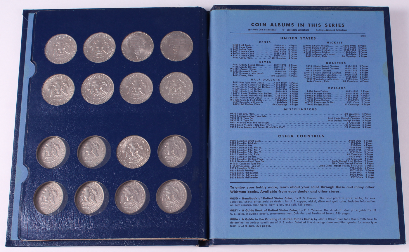 Vintage 1968 Album Of (24) John F. Kennedy Silver Half-Dollar Coins at PristineAuction.com Vintage 1968 Album Of (24) John F. Kennedy Silver Half-Dollar Coins at PristineAuction.com