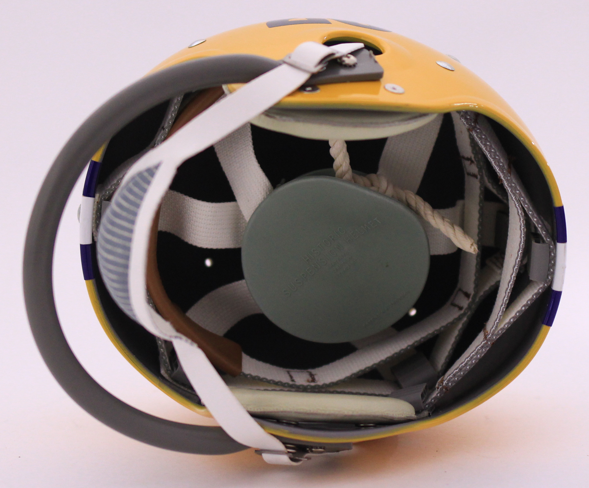 Billy Cannon Signed LSU Tigers Full-Size Authentic Throwback Suspension Helmet Inscribed "Heisman Trophy 1959" & "C.H.O.F." (JSA COA) at PristineAuction.com Billy Cannon Signed LSU Tigers Full-Size Authentic Throwback Suspension Helmet Inscribed "Heisman Trophy 1959" & "C.H.O.F." (JSA COA) at PristineAuction.com