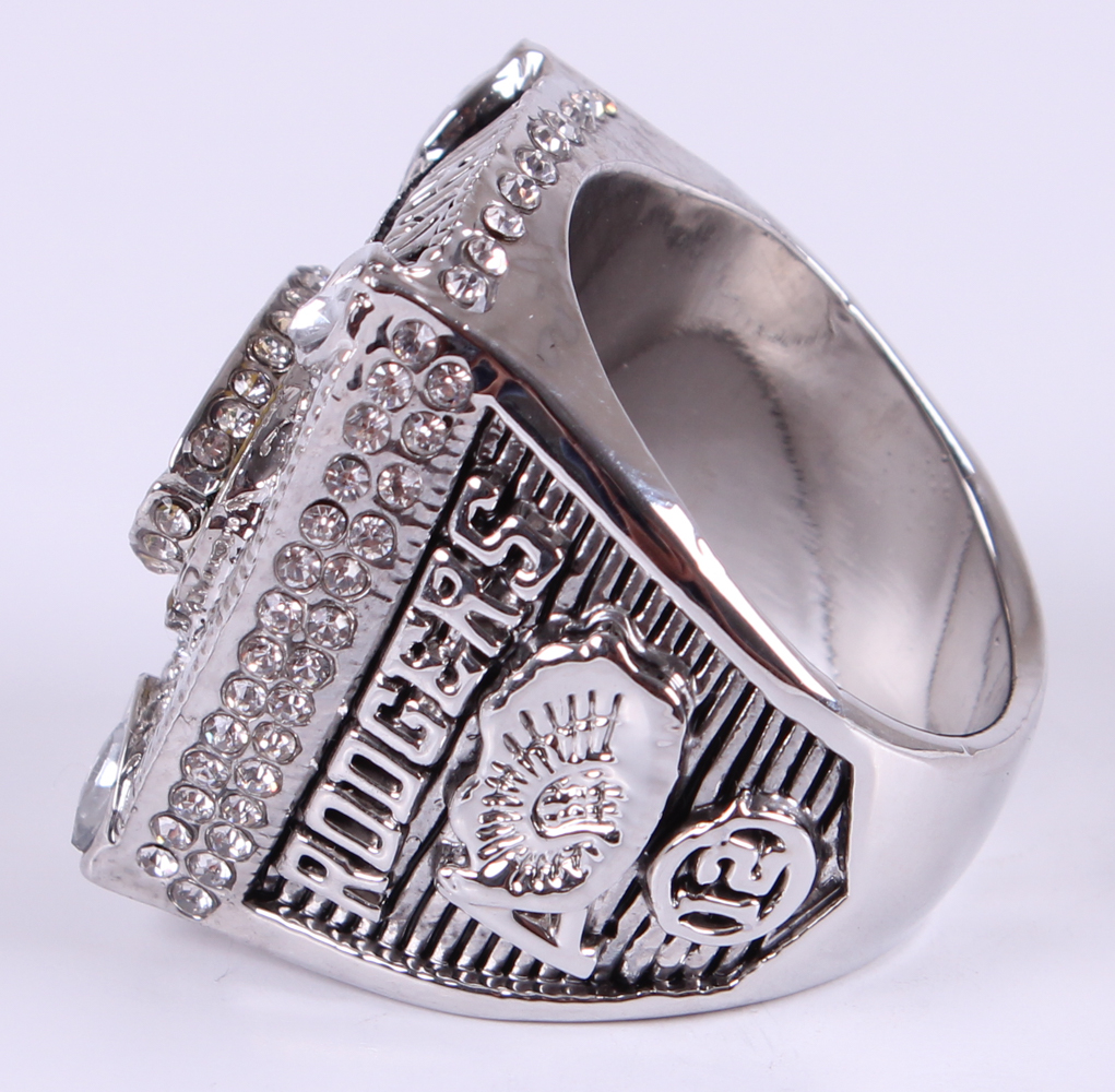 Aaron Rodgers Packers High Quality Replica 2010 Super Bowl XLV Championship Ring at PristineAuction.com Aaron Rodgers Packers High Quality Replica 2010 Super Bowl XLV Championship Ring at PristineAuction.com