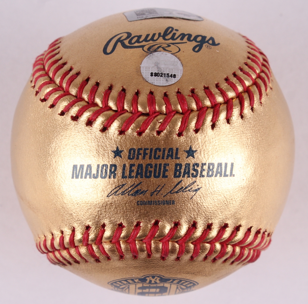 Derek Jeter Signed LE New York Yankees 24k Gold Retirement