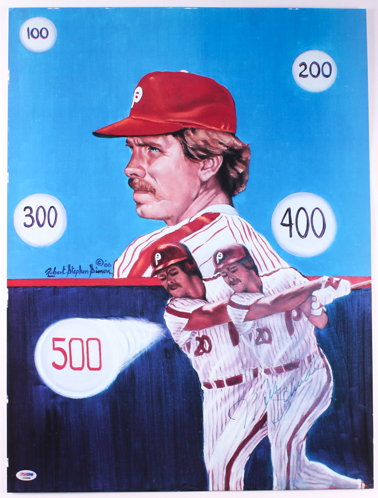 Mike Schmidt Signed Phillies 18x24 "500 Home Run Club" Lithograph (PSA COA) at PristineAuction.com Mike Schmidt Signed Phillies 18x24 "500 Home Run Club" Lithograph (PSA COA) at PristineAuction.com