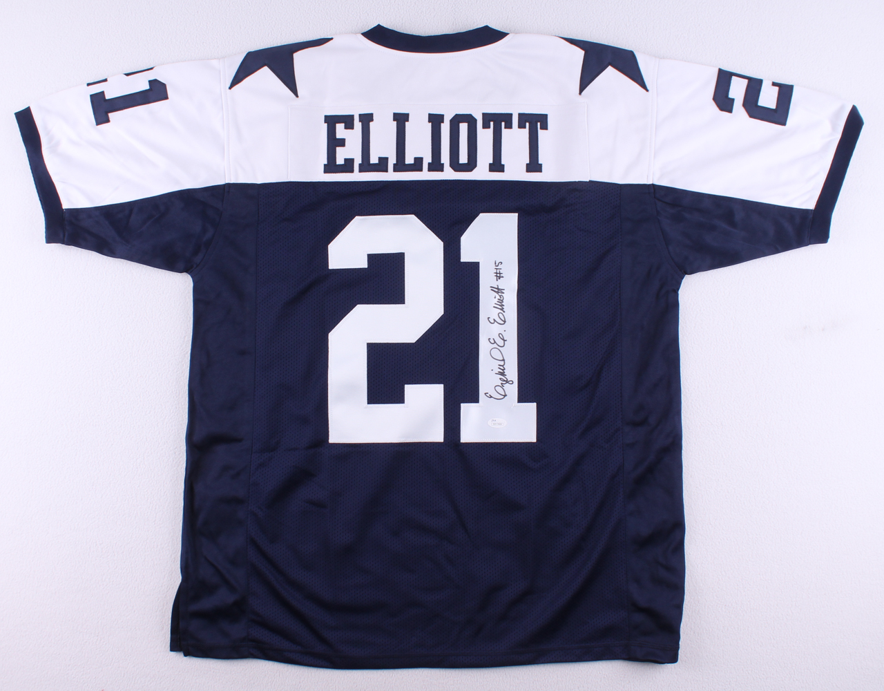 Ezekiel Elliott Signed Cowboys Jersey (JSA COA) at PristineAuction.com Ezekiel Elliott Signed Cowboys Jersey (JSA COA) at PristineAuction.com