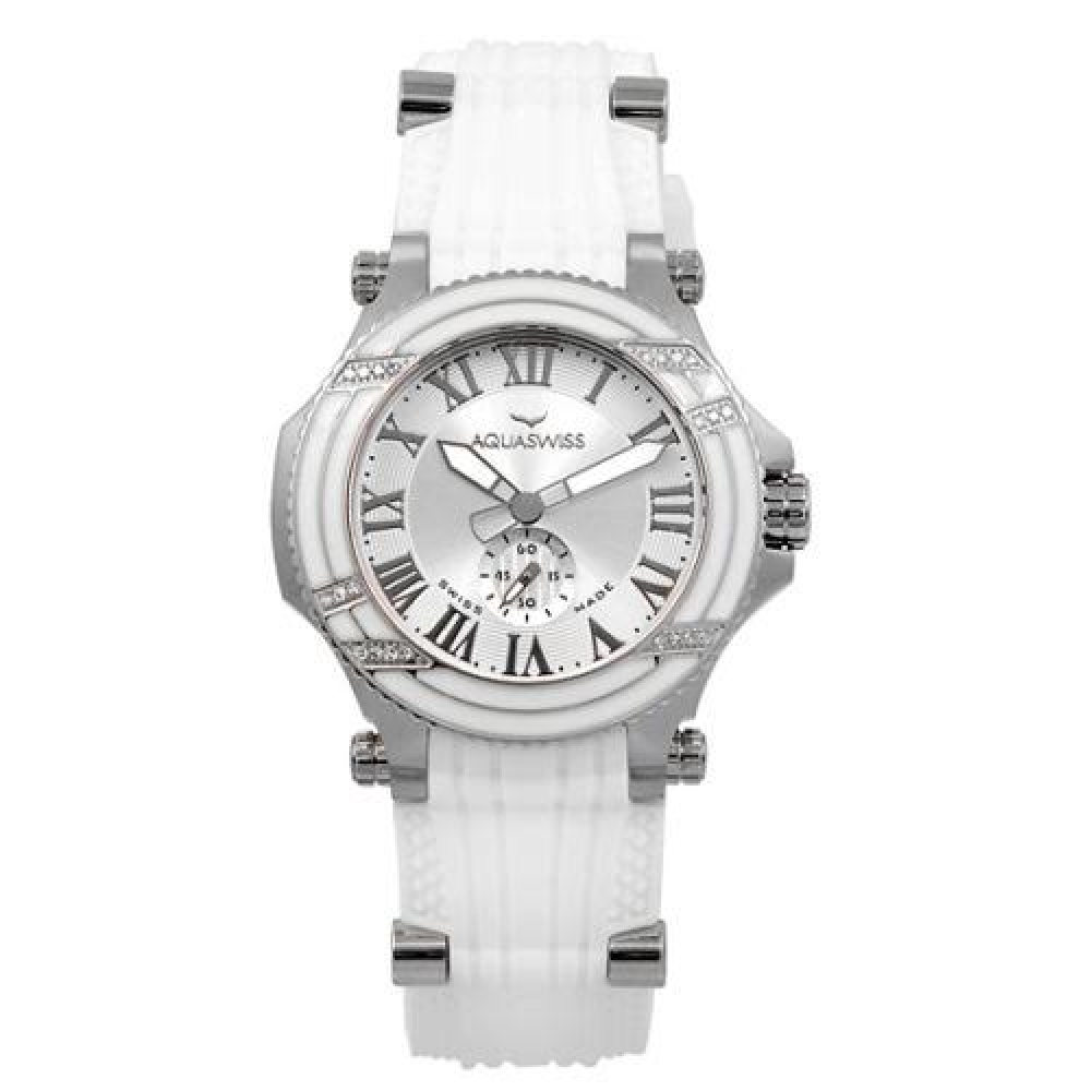 AQUASWISS Bolt L Swiss Made Diamond Watch (with 22 Genuine White