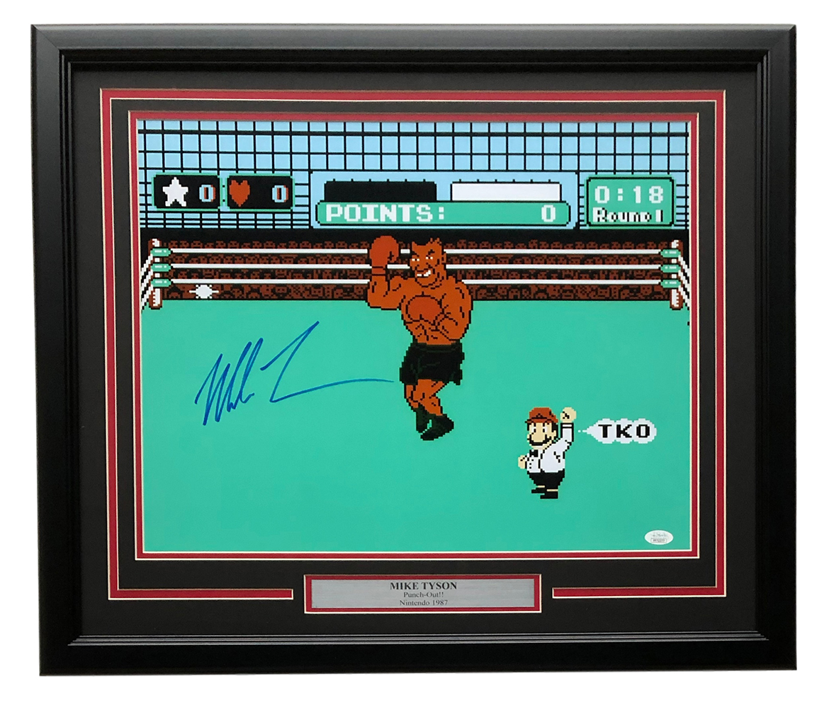 Mike Tyson Signed "Punch-Out!!" 22x27 Custom Framed Photo Display (JSA COA) at PristineAuction.com Mike Tyson Signed "Punch-Out!!" 22x27 Custom Framed Photo Display (JSA COA) at PristineAuction.com