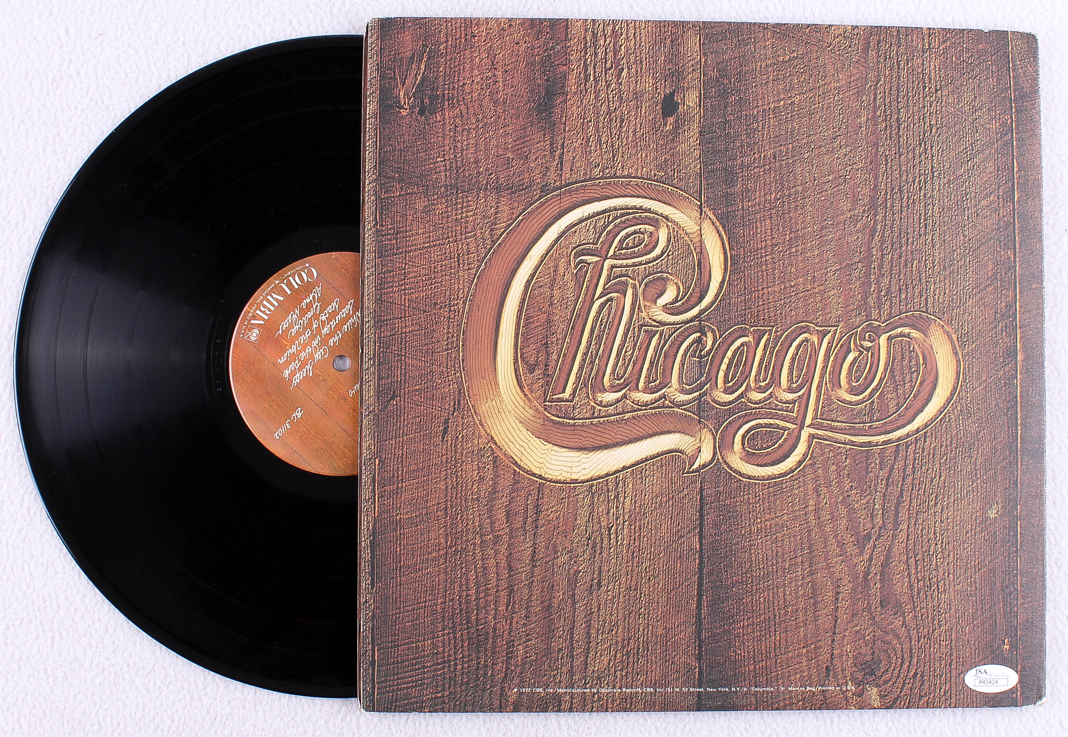 Peter Cetera Signed "Chicago V" Album Cover (JSA COA) at PristineAuction.com Peter Cetera Signed "Chicago V" Album Cover (JSA COA) at PristineAuction.com