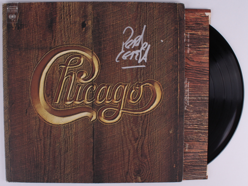 Peter Cetera Signed "Chicago V" Album Cover (JSA COA) at PristineAuction.com Peter Cetera Signed "Chicago V" Album Cover (JSA COA) at PristineAuction.com