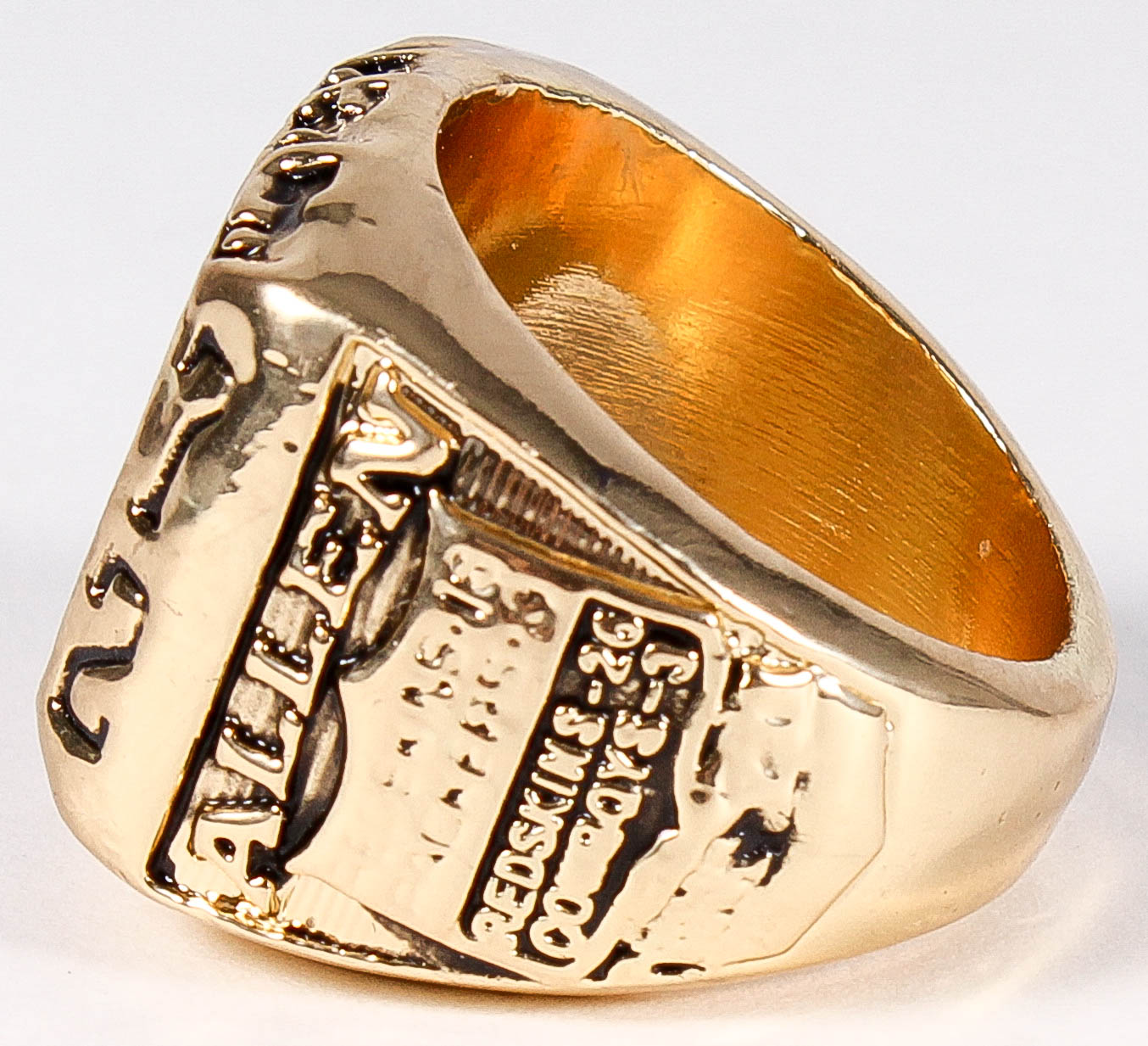 George Allen Washington Redskins High Quality Replica 1972 NFC Championship Ring at PristineAuction.com George Allen Washington Redskins High Quality Replica 1972 NFC Championship Ring at PristineAuction.com