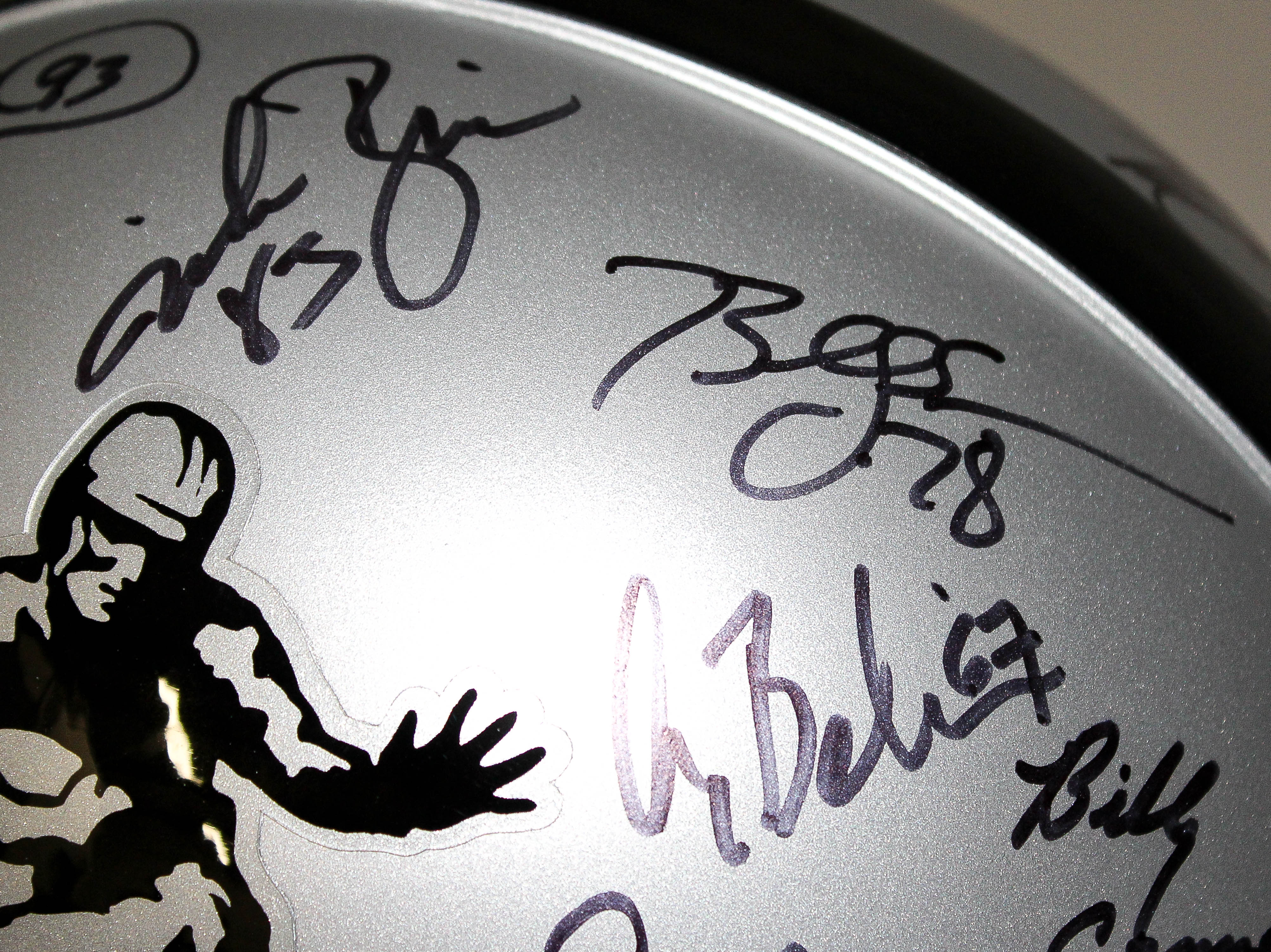 Heisman Trophy Full-Size Authentic Pro-Line Helmet Signed & Inscribed by (21) winners with Bo Jackson, Jameis Winston, Marcus Allen, Marcus Mariota, Tim Brown (JSA COA & Player Holograms) at PristineAuction.com Heisman Trophy Full-Size Authentic Pro-Line Helmet Signed & Inscribed by (21) winners with Bo Jackson, Jameis Winston, Marcus Allen, Marcus Mariota, Tim Brown (JSA COA & Player Holograms) at PristineAuction.com