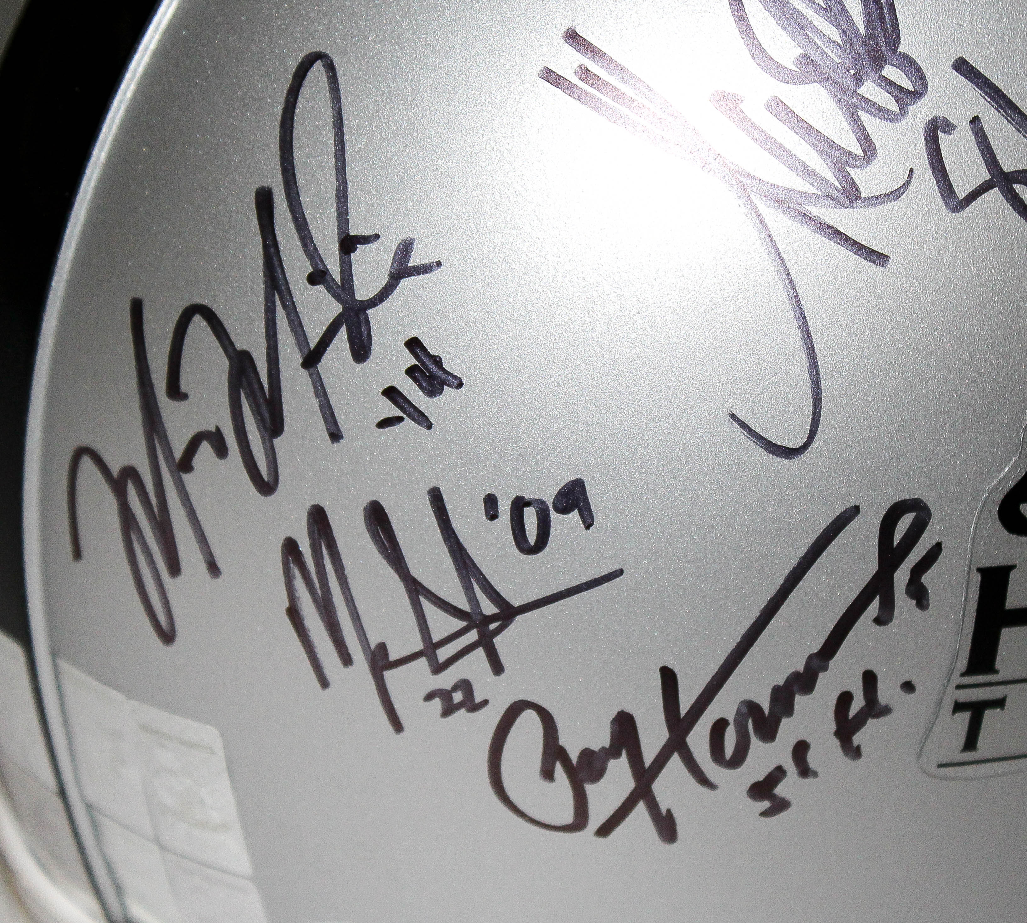 Heisman Trophy Full-Size Authentic Pro-Line Helmet Signed & Inscribed by (21) winners with Bo Jackson, Jameis Winston, Marcus Allen, Marcus Mariota, Tim Brown (JSA COA & Player Holograms) at PristineAuction.com Heisman Trophy Full-Size Authentic Pro-Line Helmet Signed & Inscribed by (21) winners with Bo Jackson, Jameis Winston, Marcus Allen, Marcus Mariota, Tim Brown (JSA COA & Player Holograms) at PristineAuction.com