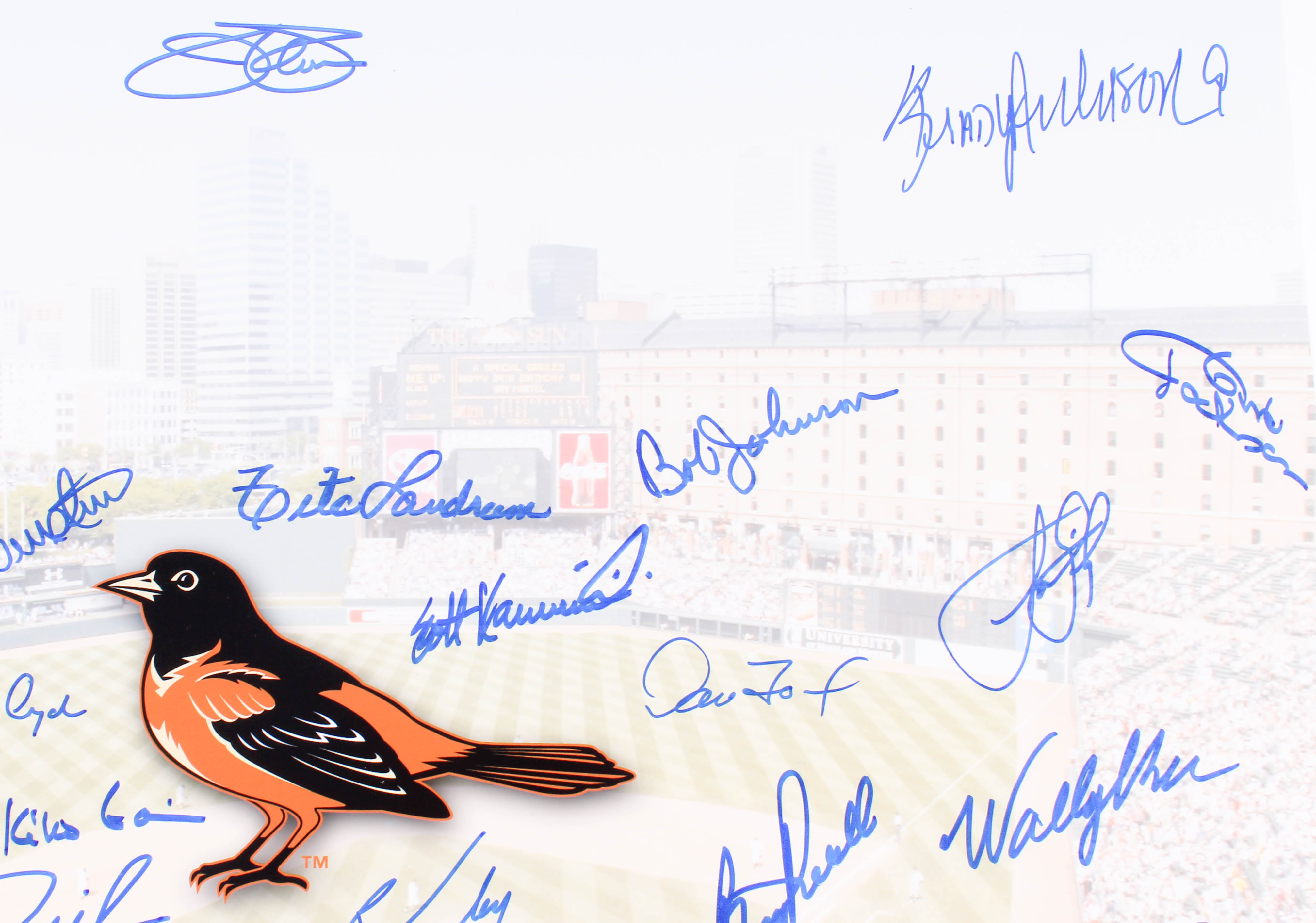 Baltimore Orioles 16x20 Team Signed Photo with (37) Signatures Including Jim Palmer, Boog Powell (MAB COA) at PristineAuction.com Baltimore Orioles 16x20 Team Signed Photo with (37) Signatures Including Jim Palmer, Boog Powell (MAB COA) at PristineAuction.com