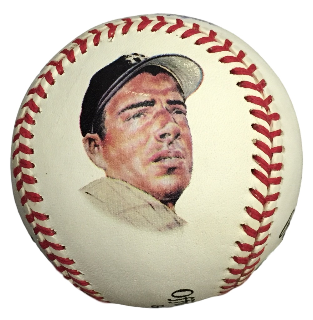 Joe DiMaggio Signed OL Joe DiMaggio Yankees Logo Baseball Inscribed "Yankee Clipper" (DiMaggio Enterprises COA) at PristineAuction.com Joe DiMaggio Signed OL Joe DiMaggio Yankees Logo Baseball Inscribed "Yankee Clipper" (DiMaggio Enterprises COA) at PristineAuction.com