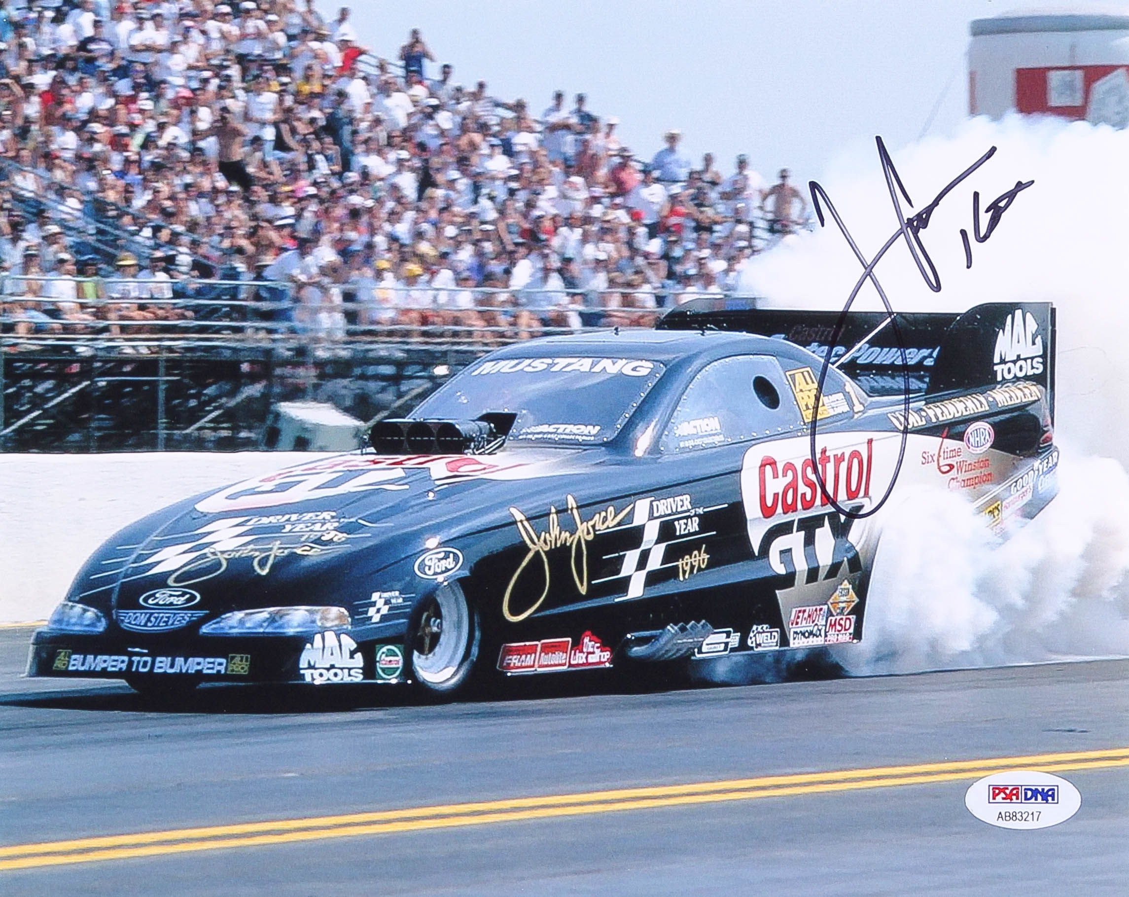 John Force Signed 8x10 Photo (PSA COA) at PristineAuction.com John Force Signed 8x10 Photo (PSA COA) at PristineAuction.com