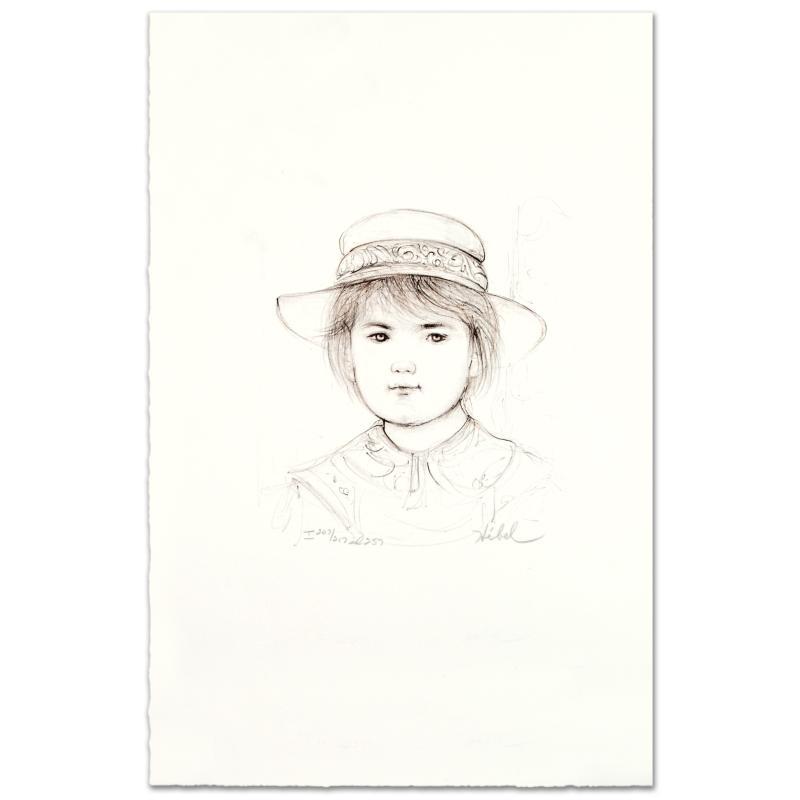 "Kirk" LE 10x15 Lithograph by Edna Hibel (Artova) at PristineAuction.com "Kirk" LE 10x15 Lithograph by Edna Hibel (Artova) at PristineAuction.com