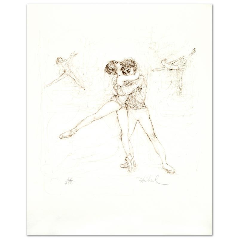 "Pas de Deux" LE 12x15 Lithograph by Edna Hibel (Artova) at PristineAuction.com "Pas de Deux" LE 12x15 Lithograph by Edna Hibel (Artova) at PristineAuction.com