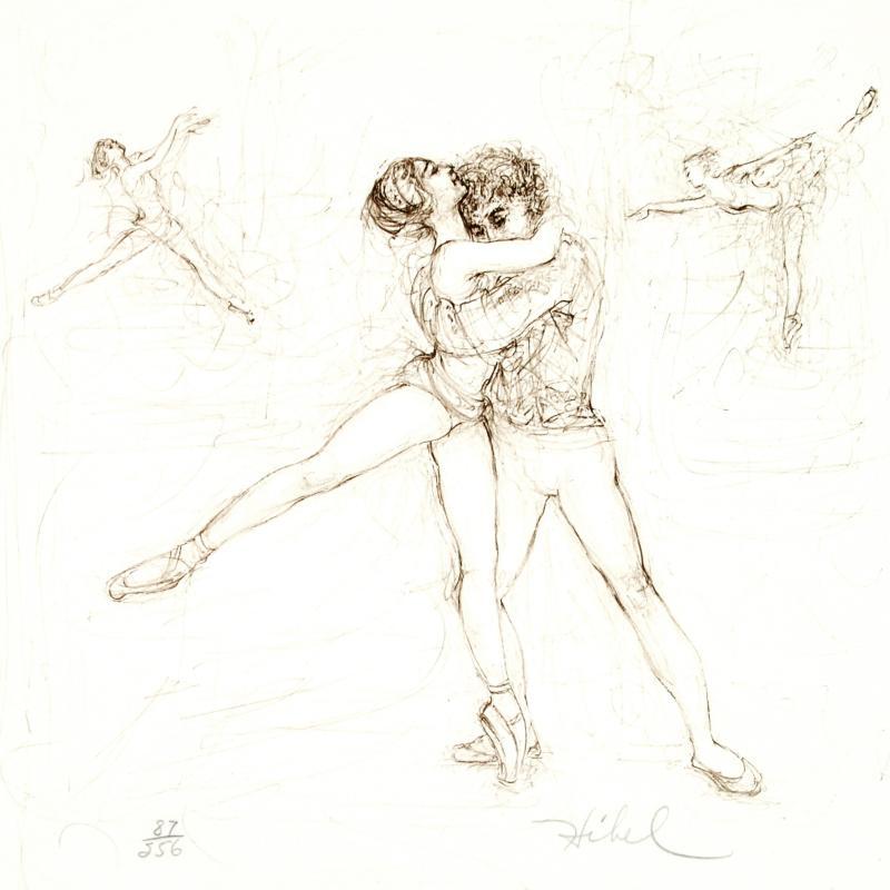 "Pas de Deux" LE 12x15 Lithograph by Edna Hibel (Artova) at PristineAuction.com "Pas de Deux" LE 12x15 Lithograph by Edna Hibel (Artova) at PristineAuction.com