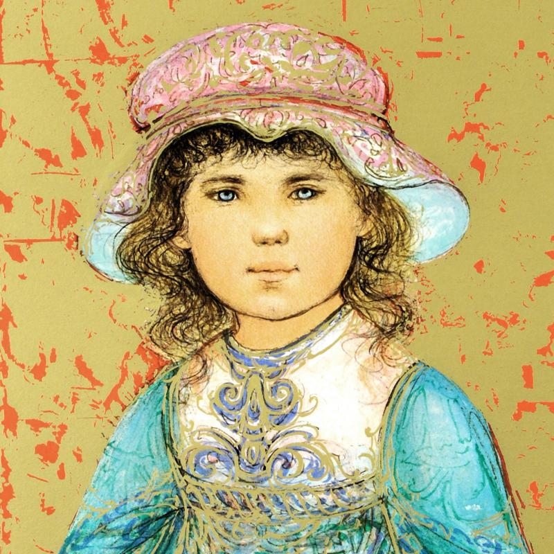 "Deidre" LE 18x22 Lithograph by Edna Hibel (Artova) at PristineAuction.com "Deidre" LE 18x22 Lithograph by Edna Hibel (Artova) at PristineAuction.com