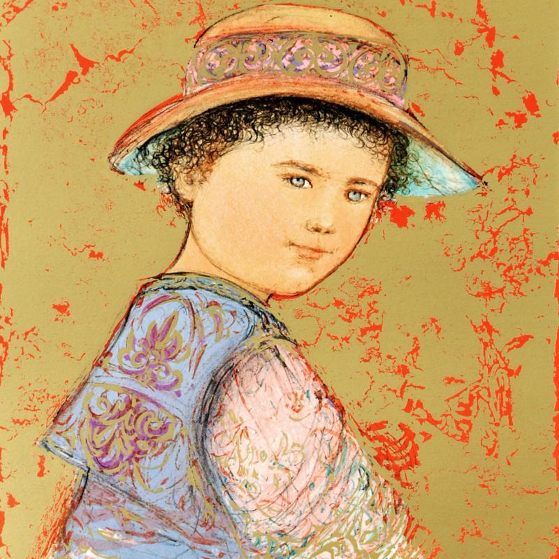 "Joel" LE 18x22 Lithograph by Edna Hibel (Artova) at PristineAuction.com "Joel" LE 18x22 Lithograph by Edna Hibel (Artova) at PristineAuction.com